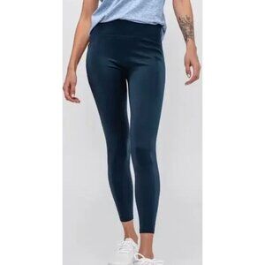 Ministry of Supply Joule Moisture-wicking Pill-Resistant Blue Leggings-sz Small